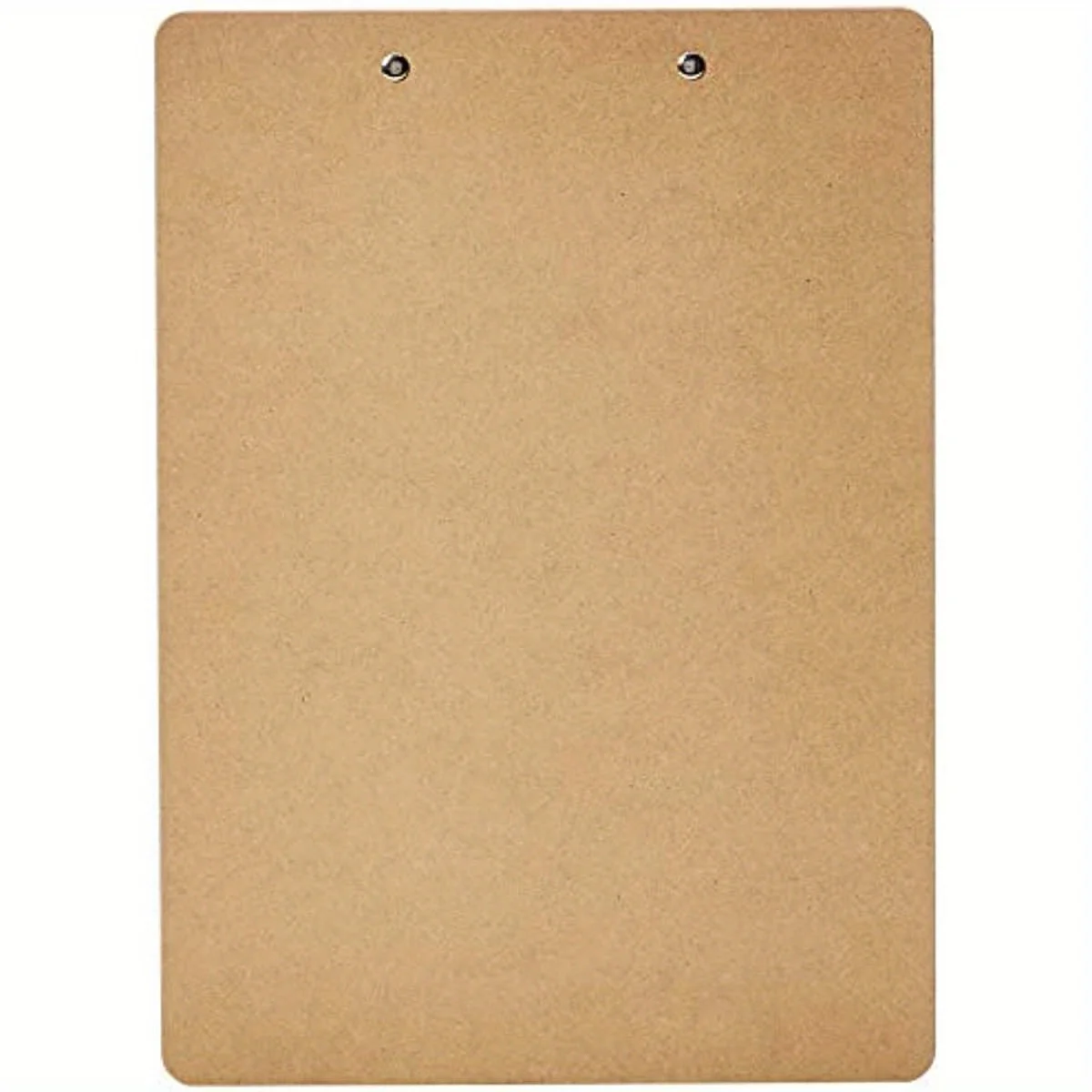 Dasar-dasar Hardboard Office Clipboard Penjepit papan file kayu Alas tulis untuk folder memo kantor- 1 Paket