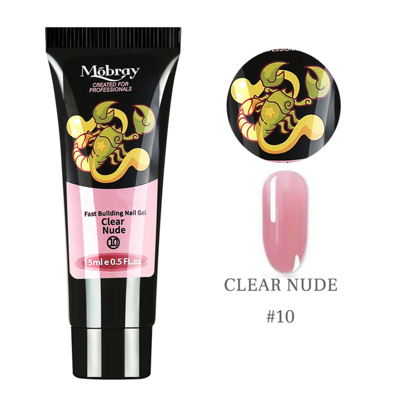 9 Farben 15 ml Schnellbau-Nagelkleber Transparente Nagelformen Nagelklammer DIY Maniküre-Set Nail Art Build Kit 12 Farben