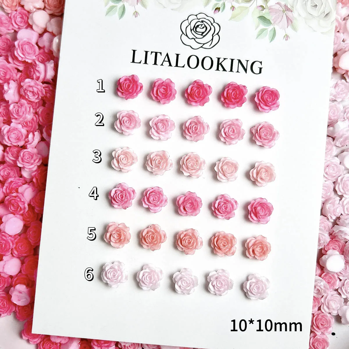 3D Simulated Creative Soft Camellia Nail Charms Sweet Luminous 6-Colors Blossoms Nail Art Decorations DIY Earrings Nails Designs