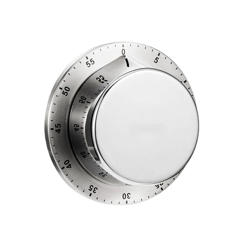 Mechanical Alarm Clock Magnetic Kitchen Timer Stainless Steel Timer Baking Reminder for Learning Time Management