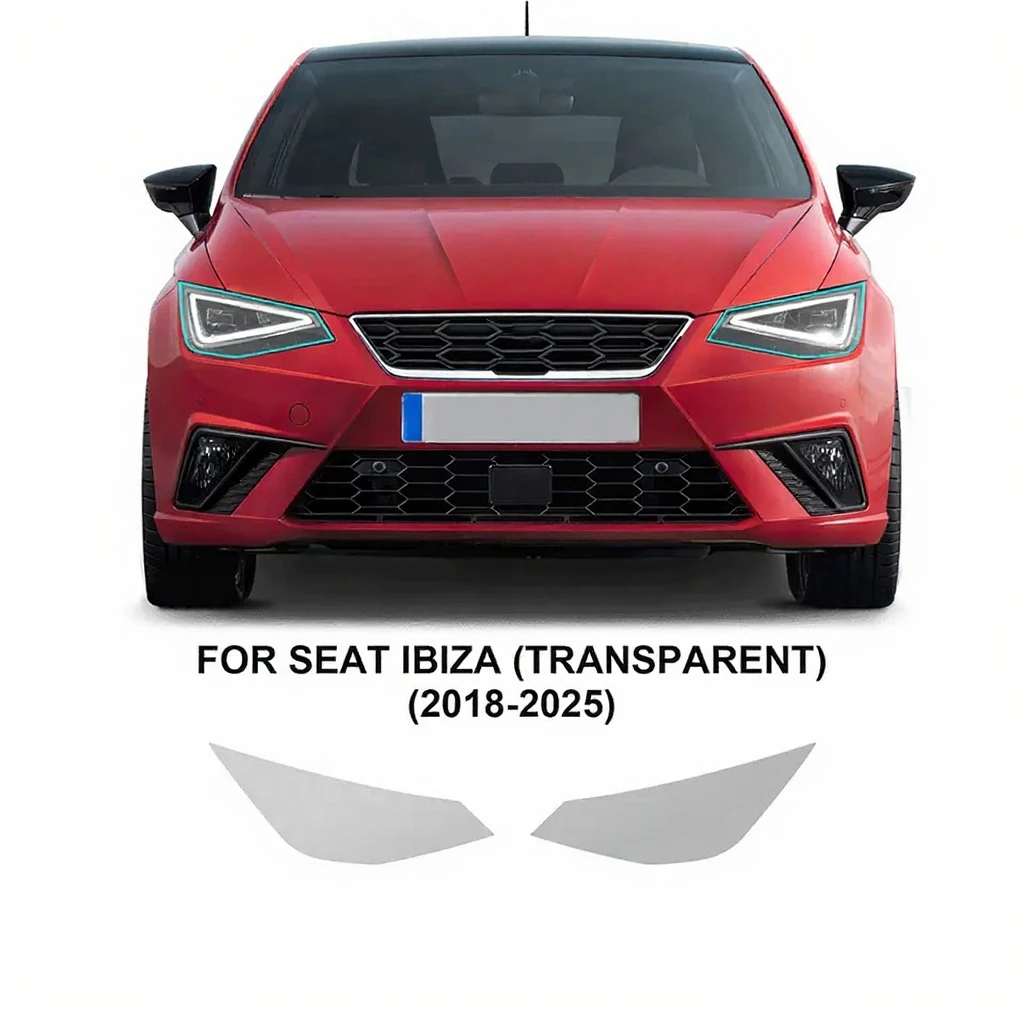 Für Seat Cupra Ibiza 2018-2025 Auto Rückspiegel Scheinwerfer BC-Säulen Transparente TPU-Folie Kratzfester Schutzaufkleber Klare Folie – Detail 4