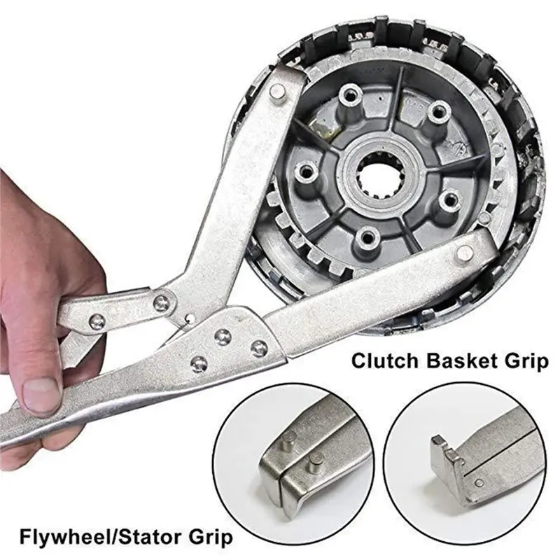 Motorcycle Clutch Holding Tool Wrench For Motorbike Clutch Hub Basket Flywheel Holder For Removal And Installation