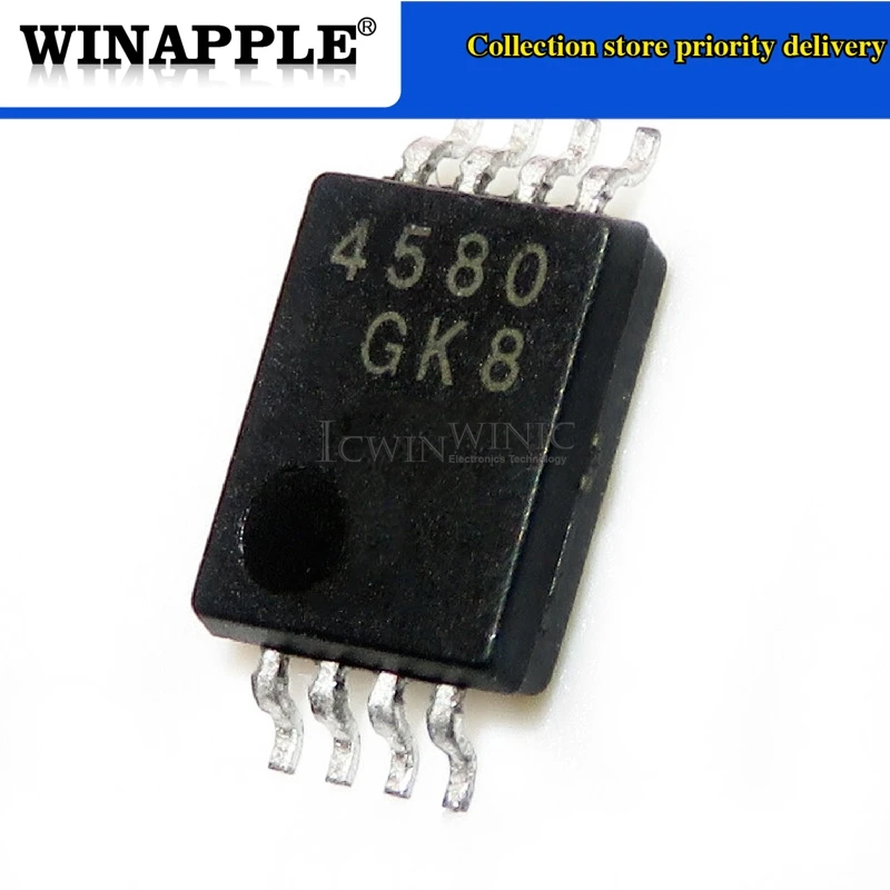 NJM4580V NJM4580 JRC4580 4580 BA4560RFVM BA4560 4560 LM5007MMX LM5007 S81B LM5008MM LM5008 SAYB MSSOP-8
