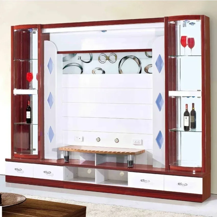 Overall combination TV cabinet, modern simple living room furniture TV cabinet