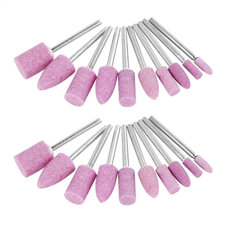 

5 шт., 3 мм, керамическая шлифовальная головка, полировальный абразивный круг для вращающихся электроинструментов Dremel