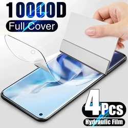 4PCS Full Cover Hydrogel Film For Huawei P30 P20 P40 Lite P50 Pro Screen Protector For Huawei Mate 30 20 40 50 Pro Lite Film