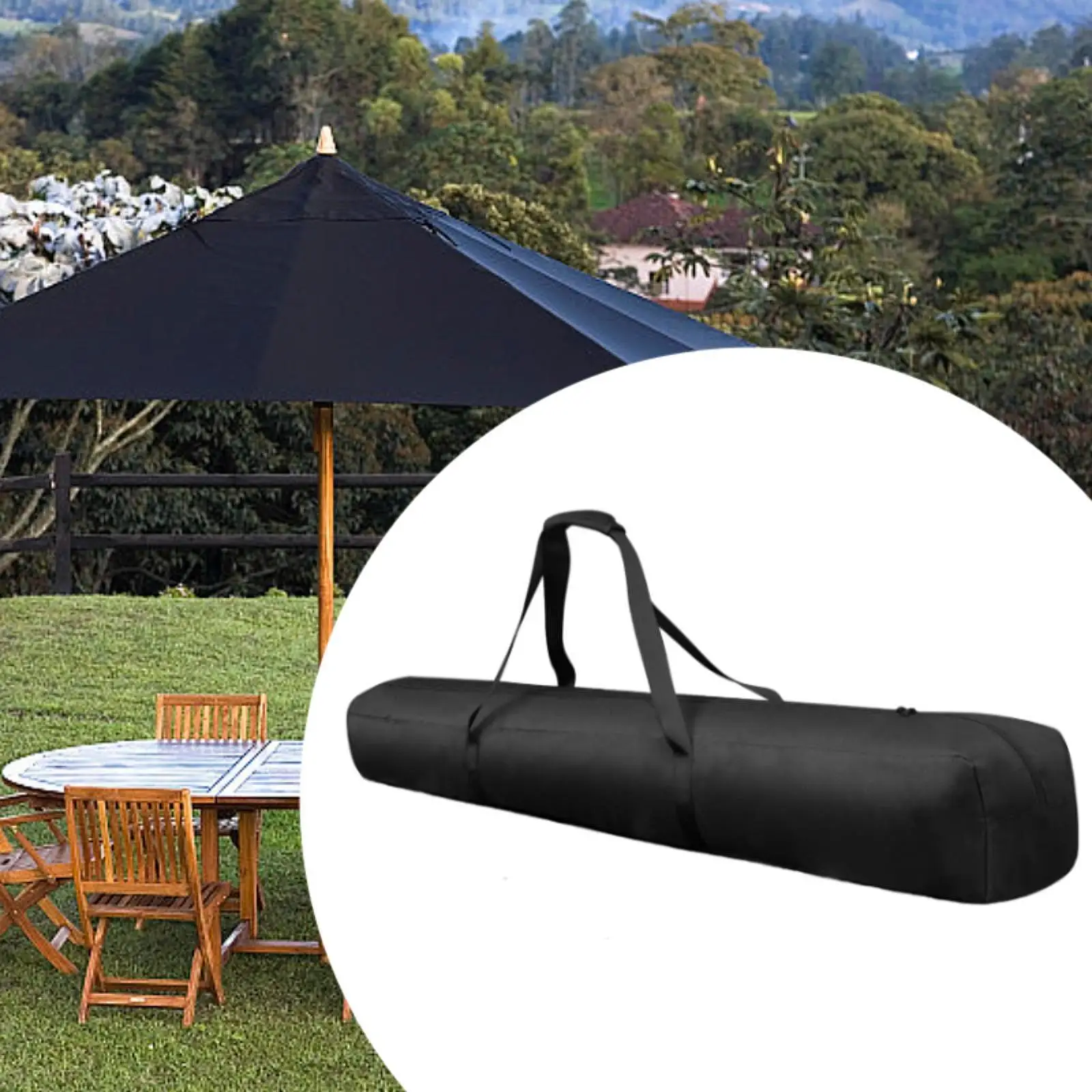 Patio Umbrella Storage Bag Hammock Storage Bag Water Resistant 57 inch Outdoor Umbrella Carrying Bag Beach Umbrella Carry Bag