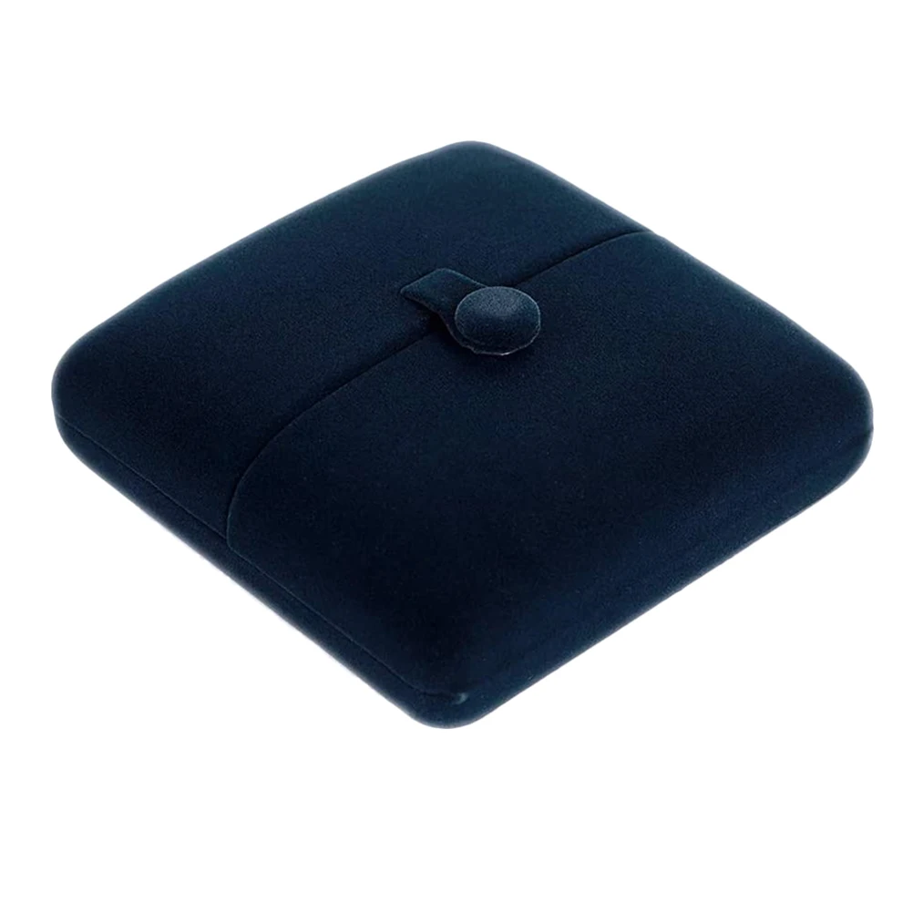 

1pcs Flannel Jewelry Box for Necklaces Bracelets Rings Storage Organizer Travel Case Gift Idea Bracelet Boxes Home Hotel