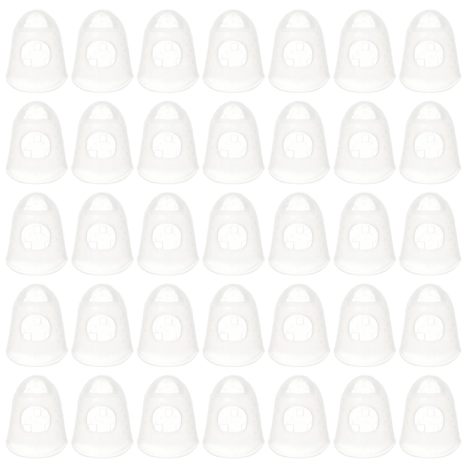 Protecteurs du bout des doigts de guitare en Silicone, 40 pièces, doux et respirant, pour ukulélé, guitare électrique, Protection contre la douleur, pratique