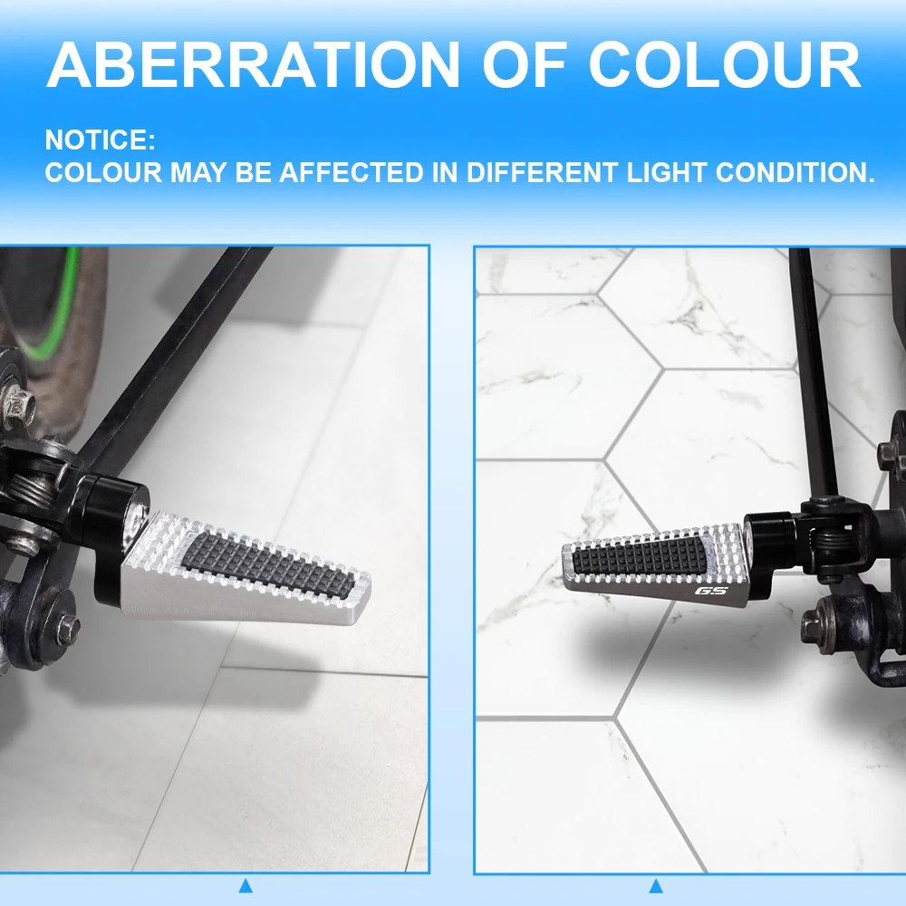 For BMW S1000XR 2X10 2014-2018 F750GS F850GS/Adventure 2017-2024 Motorcycle Rotatable Front Footrests Foot Pegs Pedal Foot Rests