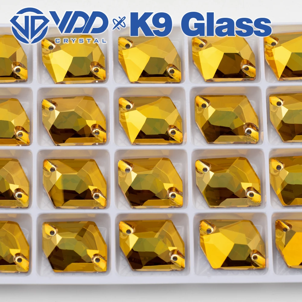 VDD S258 Sunshine Cosmic AAAAA Top-Qualität K9 Glas Aufnähbare Strasssteine Kristall Flache Steine zum Aufnähen für Kleidungsdekorationen – Detail 5