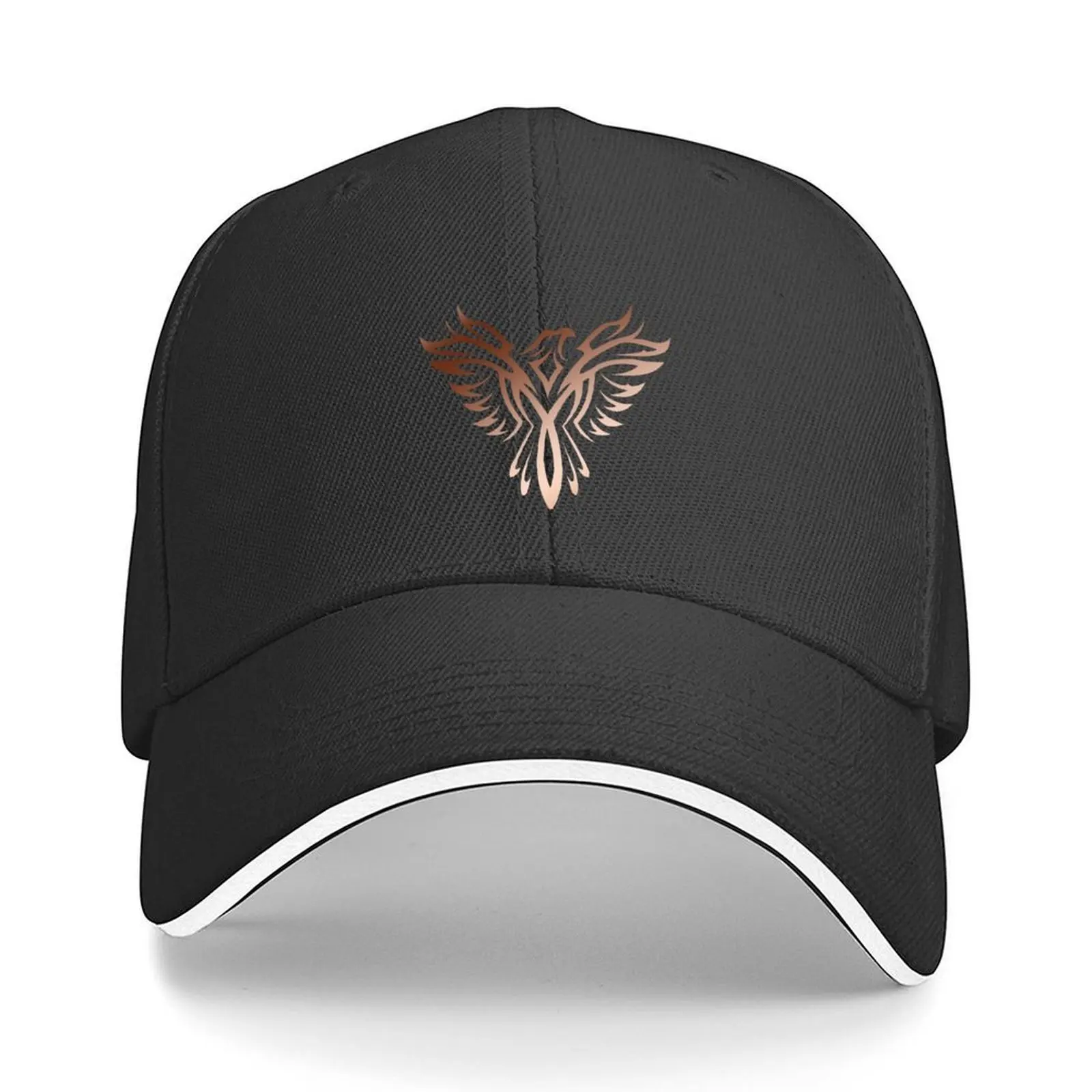 

Phoenix Mythical Bird Rise From The Ashes Vintage Retro Copper Flame Design Baseball Cap New Hat Vintage Women Caps Men's