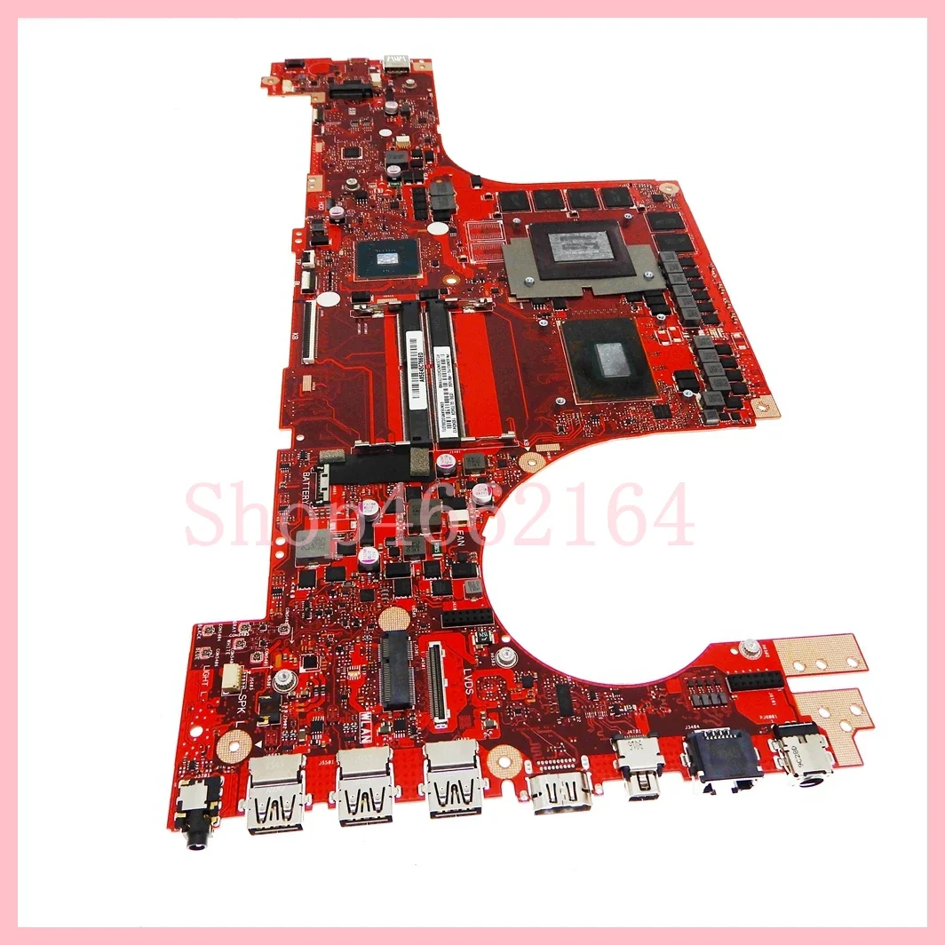 Imagem -04 - Placa-mãe Portátil para Asus Rog Gl704gw I78750h Cpu Rtx2060 Rtx2070 Gpu Gl704g Gl704gv S7cw Gl704 Gl704gw Mainboard