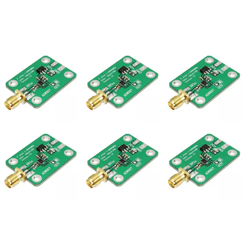 

6X AD8317 Высокоскоростной логирифмический детектор RF Log Detector RF Signal Log Output Power Meter Контроллер 1M-10000Mhz