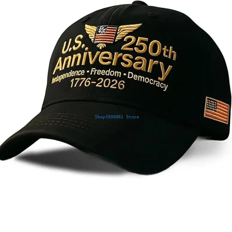 قبعة T3LC 250th Anniversary من القماش الناعم بتصميم جيد التهوية للرجال والنساء والأطفال #6