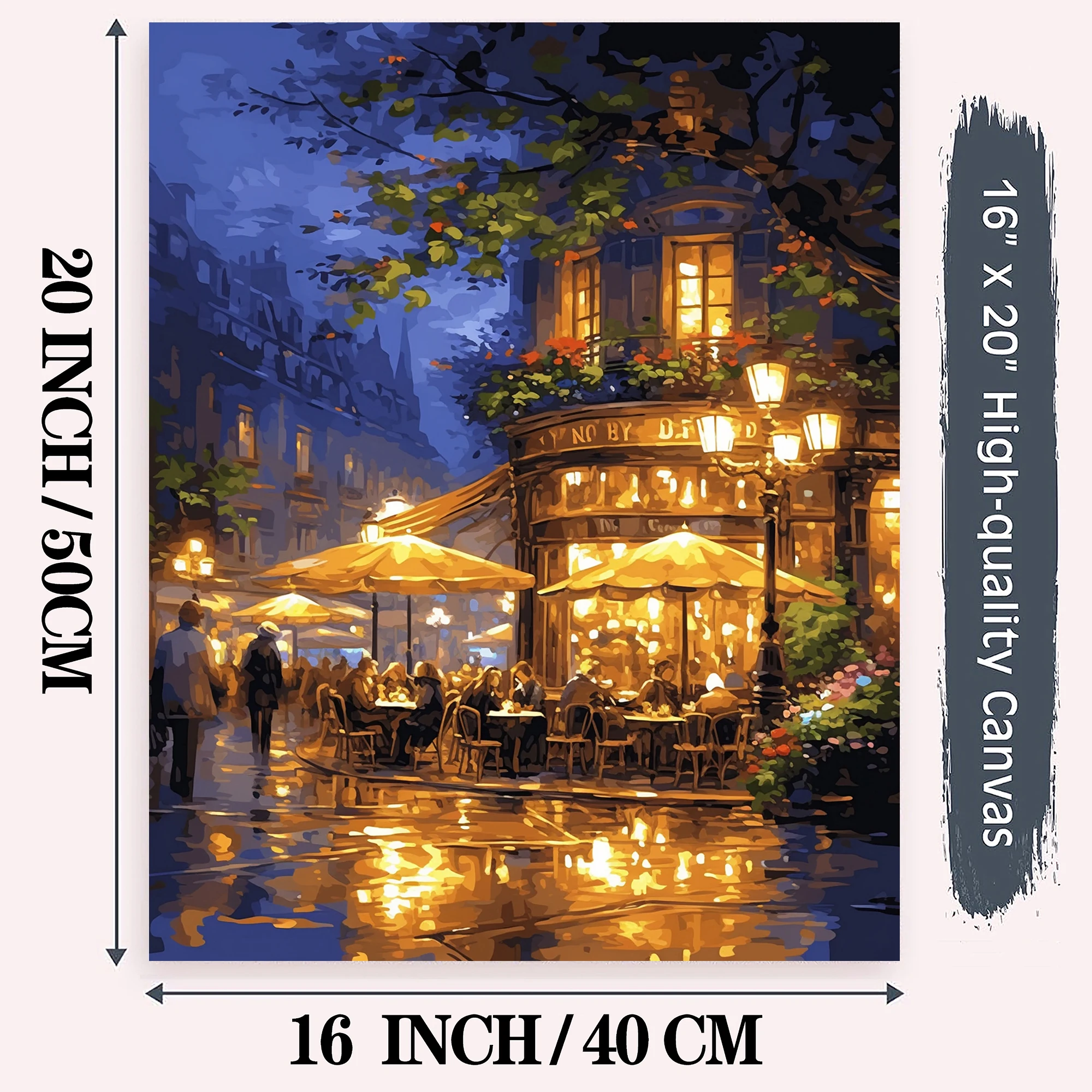 Paint by Numbers,for Adults children,Beginner to Advanced Number Oil Painting DIY Kits , Home Decor landscape Painting