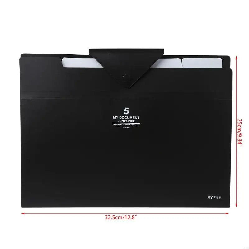 

5 layer Expanding File Folder Organ Bag Paper Hold Document Folder