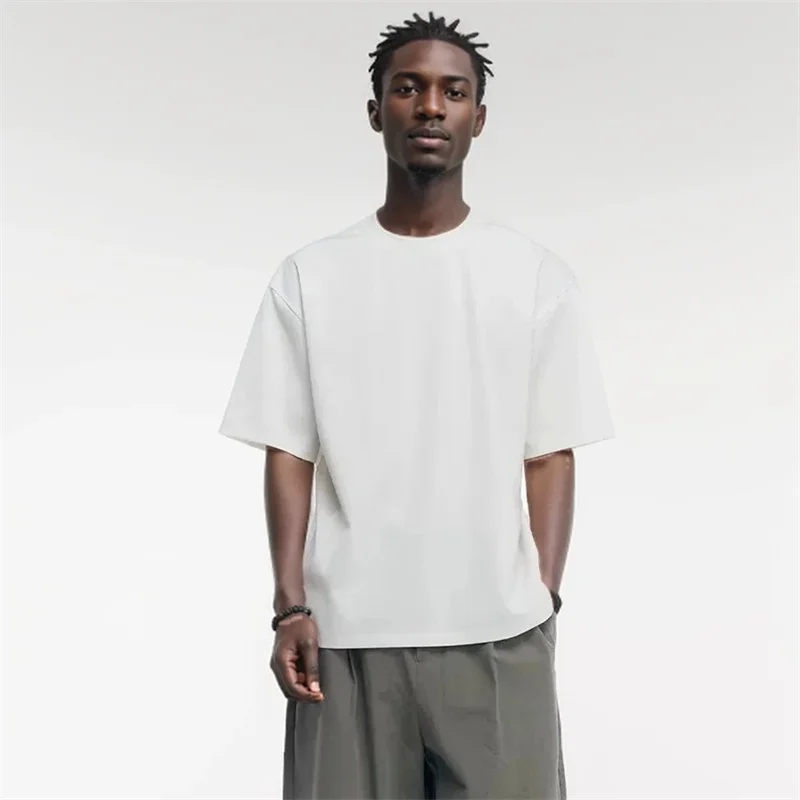 

Футболка мужская с круглым вырезом, из натурального хлопка, 100% г