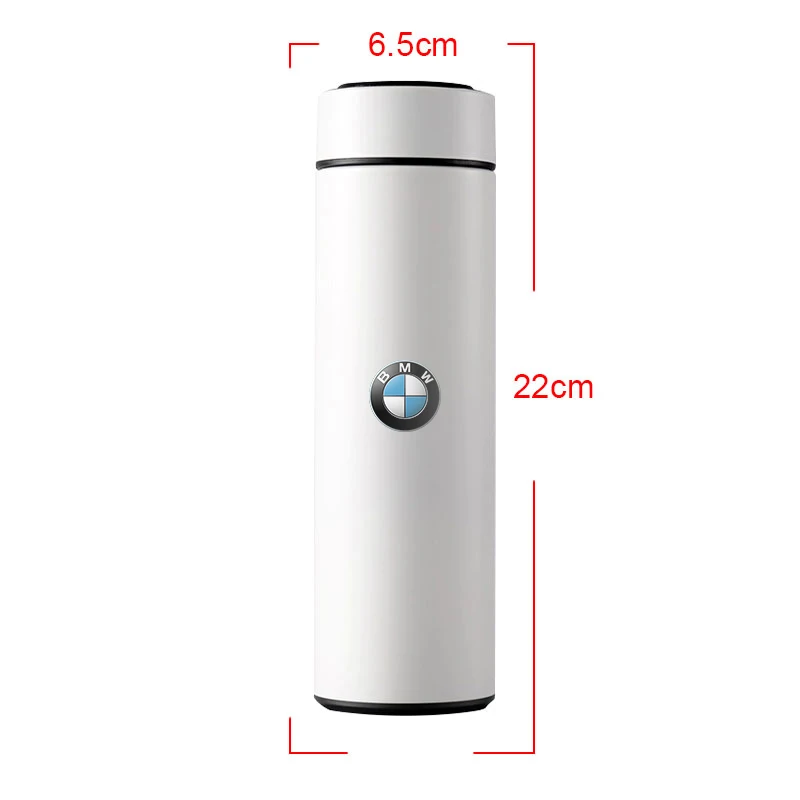 500ml Portable Car Smart Thermos Bottle Temperature Display Cup Coffee Cup For BMW E34 E46 E39 E38 E90 E60 E36 F30 F30 F10 E92