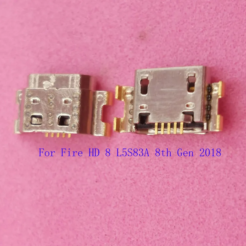 2-50Pcs Usb Charger Charging Port Plug Jack Contact Socket Dock Connector For Amazon Kindle Fire HD 8 HD8 L5S83A 8th Gen 2018
