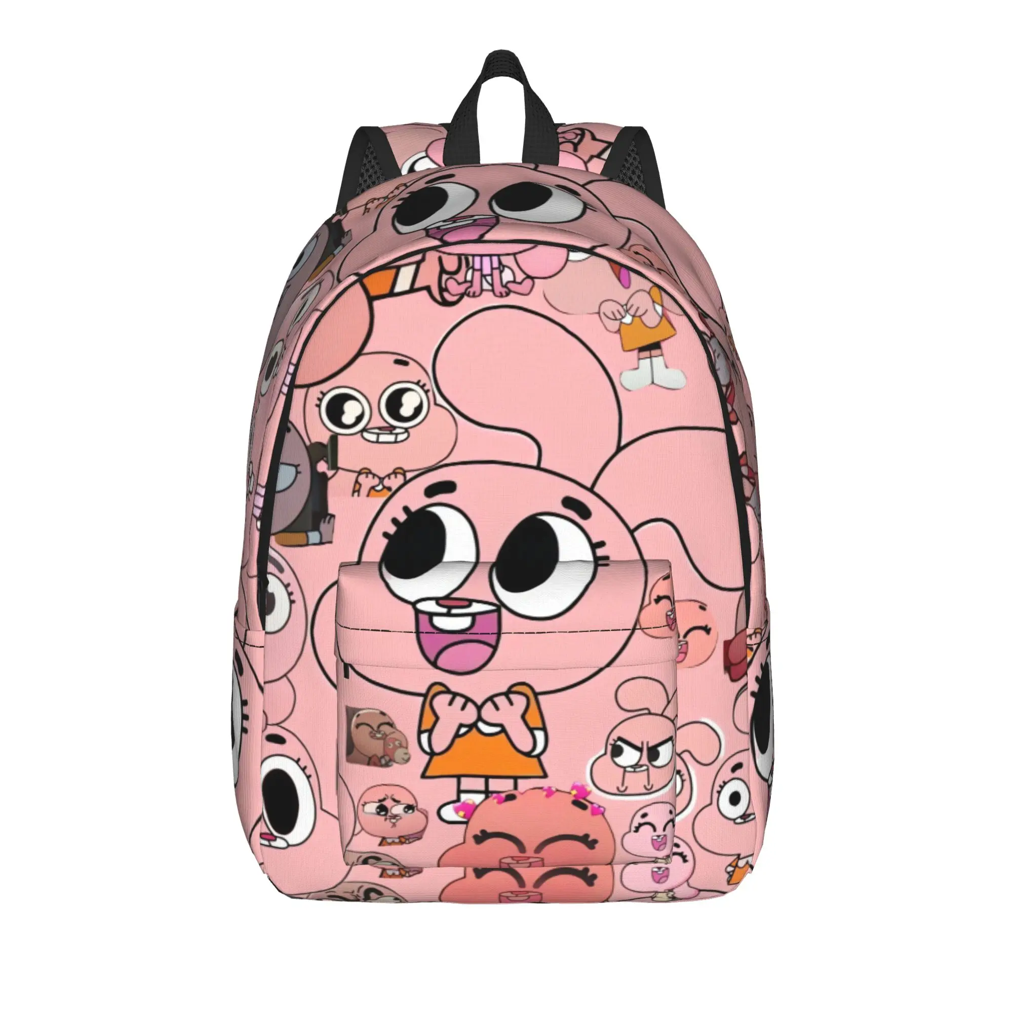 Gumball Gum Ball Watterson Amazing Cartoon Backpack Girl  Breathable Backpacks Polyester Fun High School Bags Rucksack