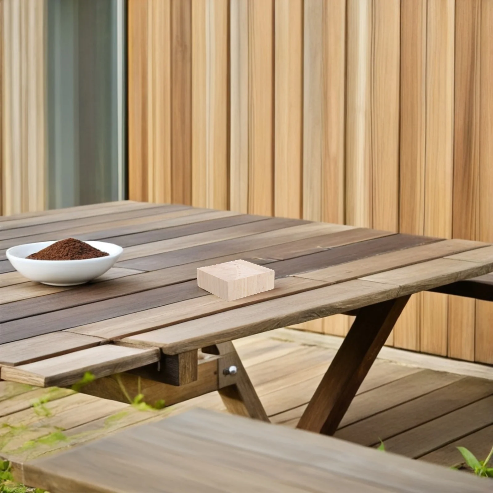 

4Pcs Wooden Furniture Risers Square Heavy Load Chair Table Bed Height Increase Pads Furniture Protectors Chair Foot Protectors