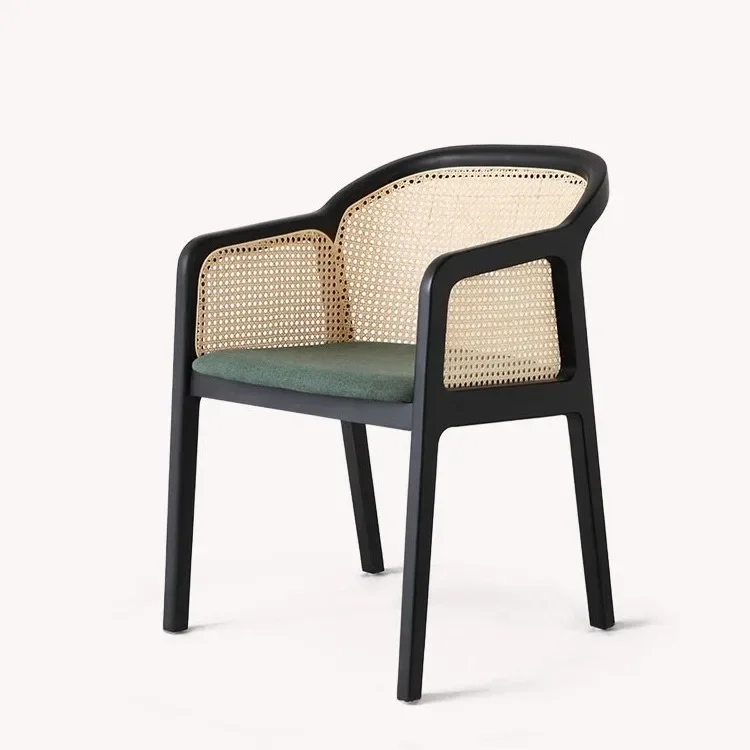 

Restaurant dining table designer simple back chair hotel ash wood chair