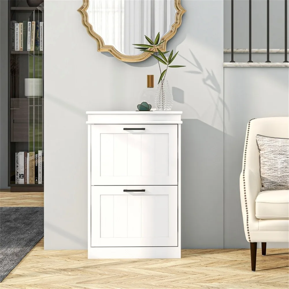 Shoe Storage Cabinet-White, Shoe Cabinets
