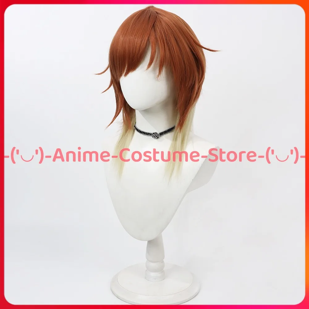 아이돌마스터 샤이니 컬러스 아카다 미카 코스프레 가발 애니메이션 캐릭터 할로윈 카니발 파티 가발 내열성 합성 머리카락