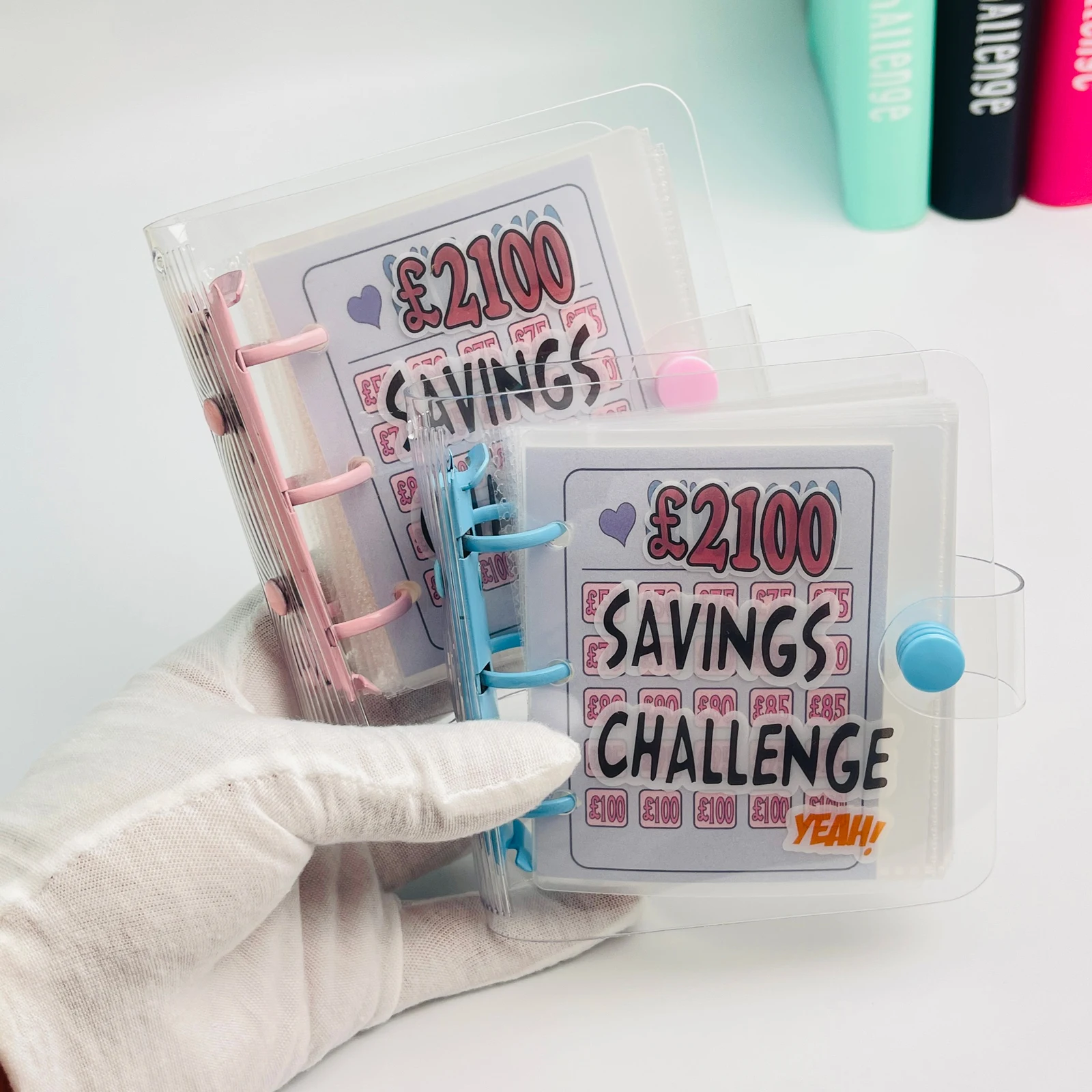 £1000 GBP Savings Challenge Binder, Money Saving Binder, Savings Challenges Book With Envelopes, Envelope Savings Challenge