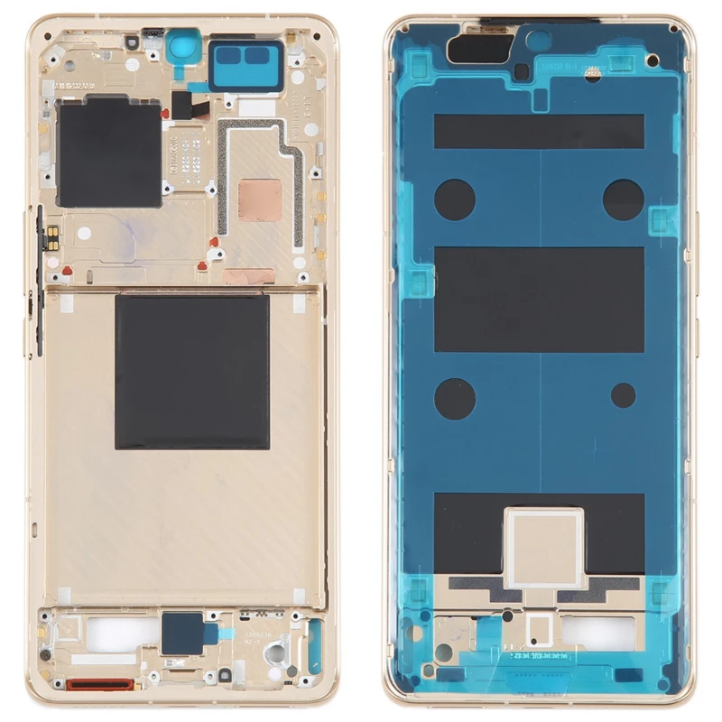 For Xiaomi 12S Ultra LCD Front Frame Bezel Middle Faceplate Housing Chassis + Buttons Smartphone Repair Parts