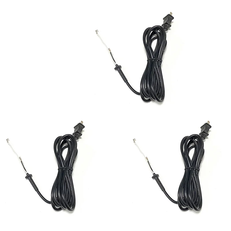 3X cordon d'alimentation de remplacement pour Wahl 8147 8466 8467 câble de tondeuse à cheveux pièce de tondeuse à cheveux accessoire de bricolage prise américaine