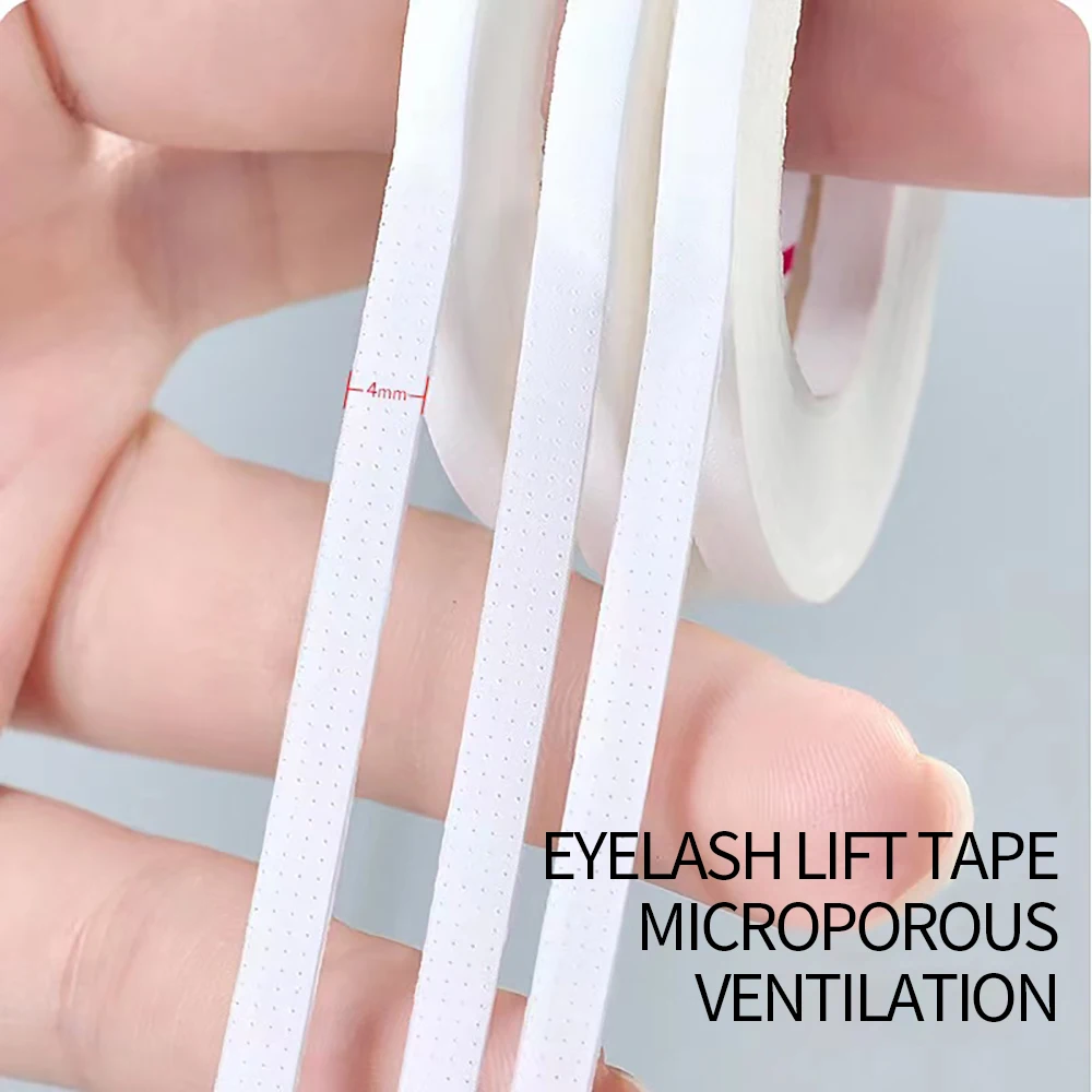 Cinta Microporosa para Pestañas de 4mm de Ancho, Fácil de Rasgar, Cinta Profesional para Extensión de Pestañas, Transpirable y Antialérgica, Venta al Por Mayor