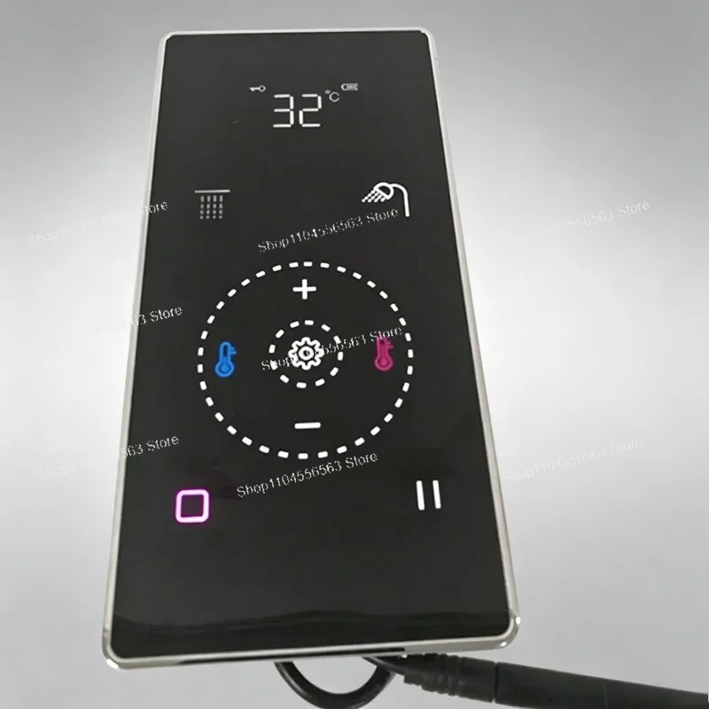 

Intelligent Electronic Temperature Regulating Shower Controller Touch Screen Temperature Flow Shower Panel Control Board
