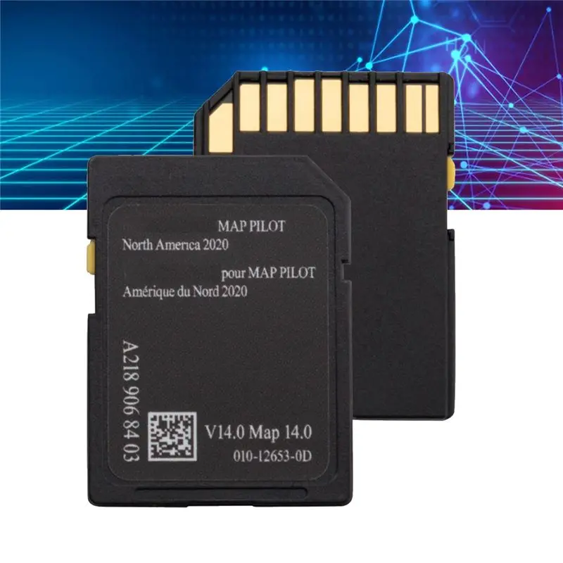 Latest 2022-2021 A218 A14 Navigation Card A2189068403 Navigation GPS Card V14.0 GPS CLA GLA Maps Card Durable-A97E