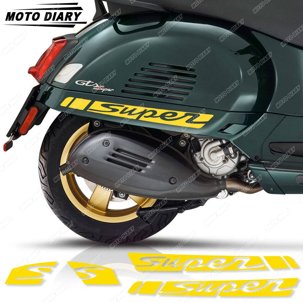 Do Vespa GTS 250 GTS 300 GTV 250 GTV 300 GTS250 GTS300 GTV300 GTV300 Zestaw naklejek na skuter Naklejki boczne na nadwozie Wodoodporne
