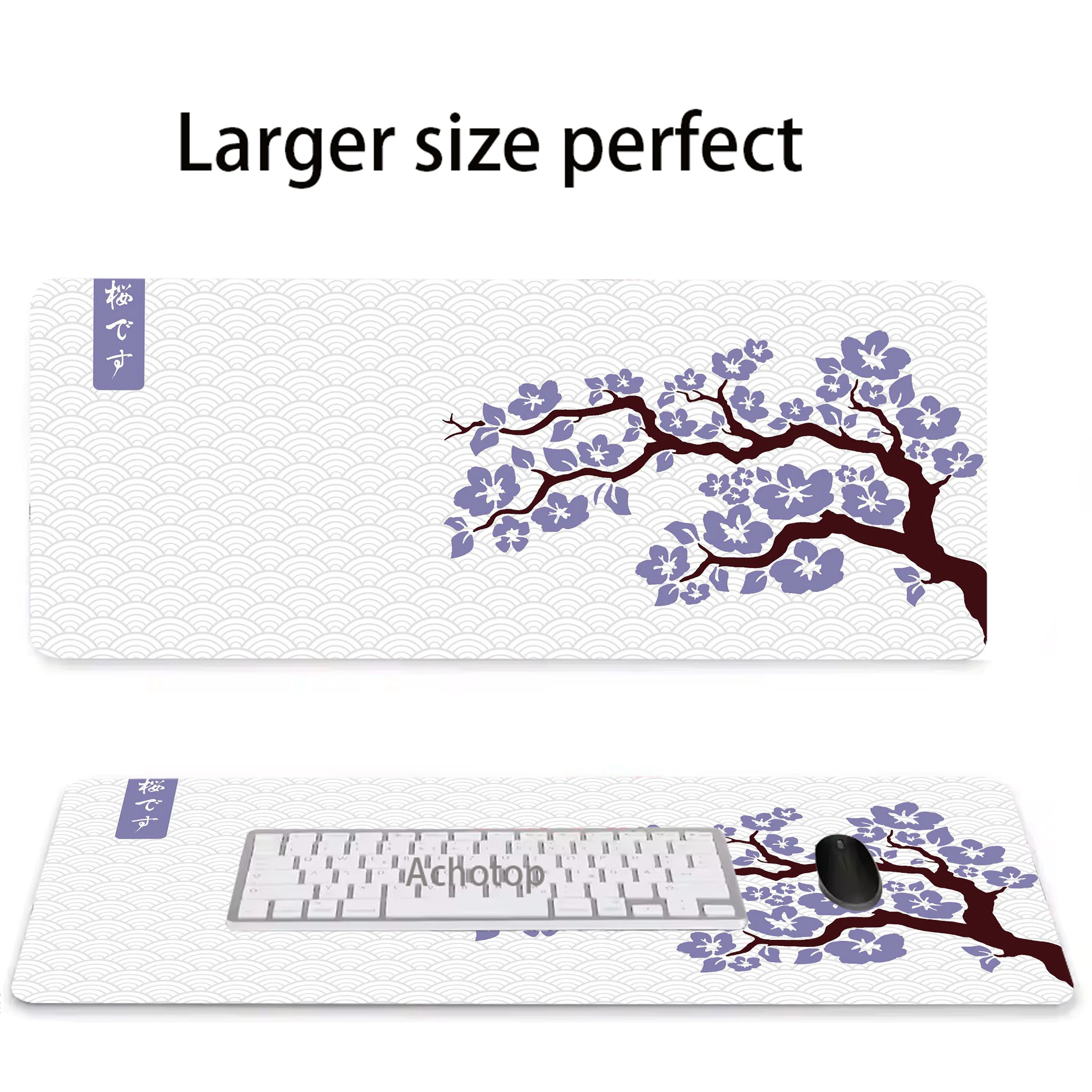 SAKURA TECLADO MOUSEPAD PC GAMER MOUSEPAD RUBBER unslip MOUSE MAT GAMING SPEED KEYBOARD PADS OFFICE RUBBER DESK MAT 700X300MM