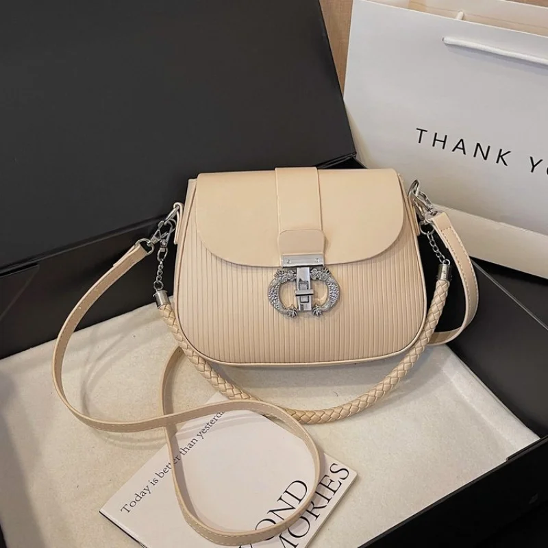 

Популярная классическая сумка через плечо для женщин из натуральной кожи от известного дизайнера люксового бренда Messenger