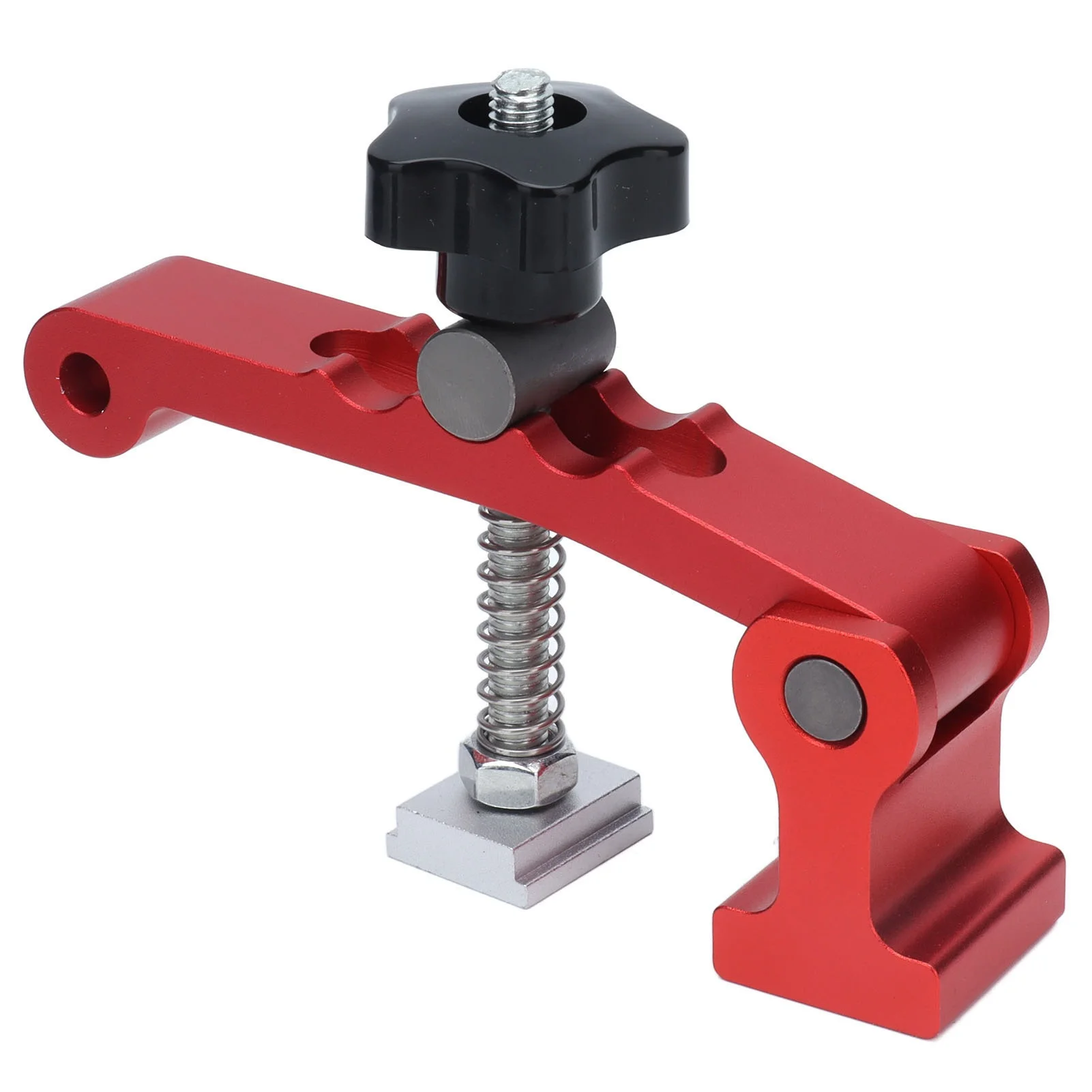 T Track Clamps Aluminum Alloy 6061 Quick Hold Down Clamp Desktop Fixed Clip for Woodworking