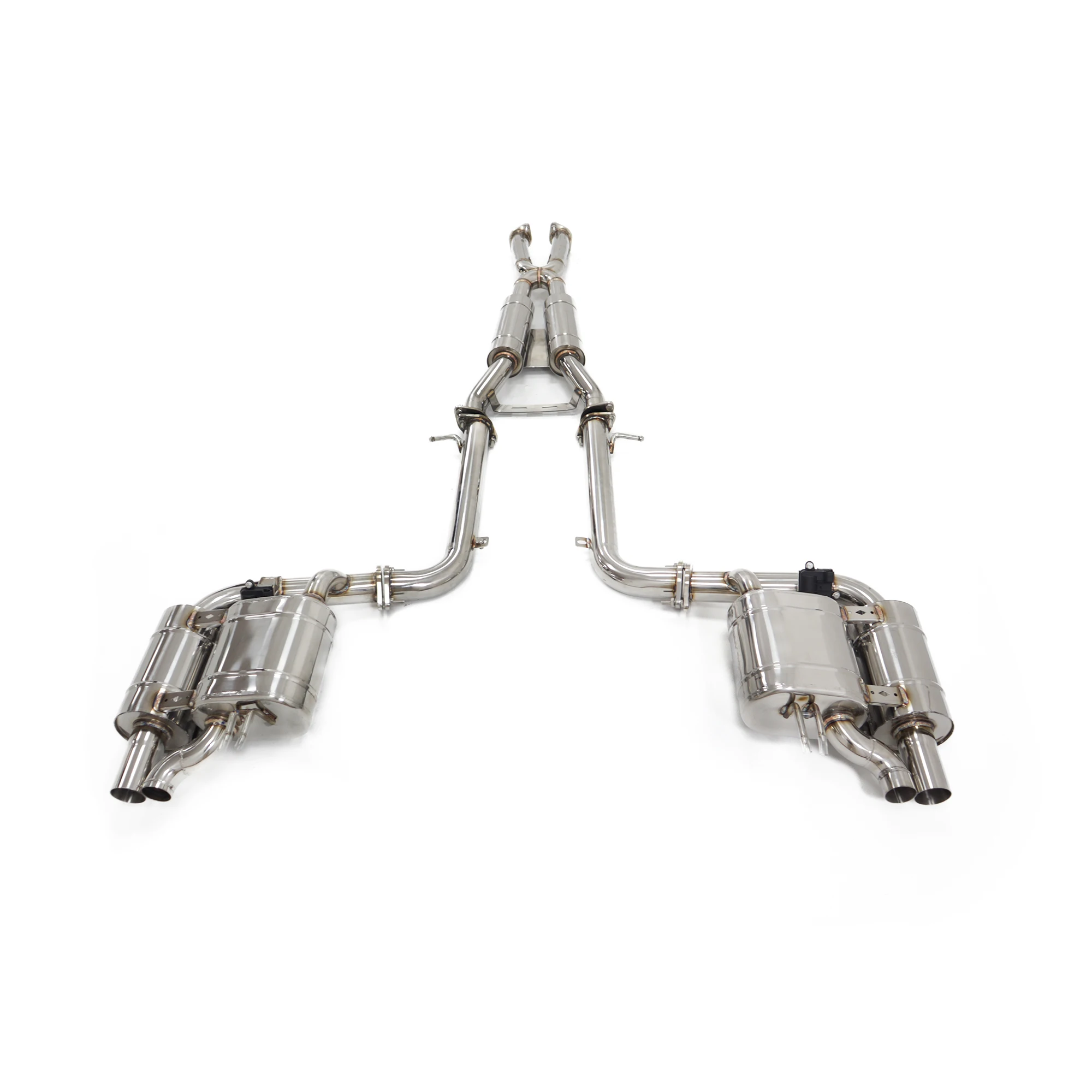 

OUCHI выхлопная система из нержавеющей стали для Genesis G70 2017 + 3,3 т с глушительными клапанами, система выхлопных труб, автомобильные аксессуары