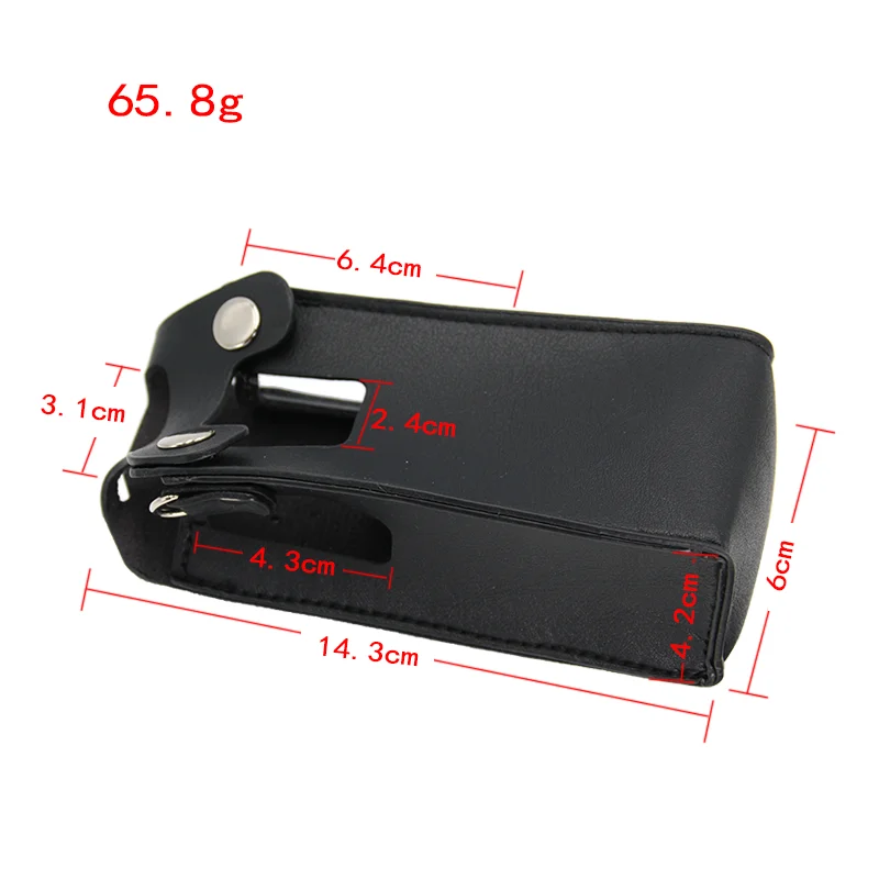 Two Way Radio Leather Protective Sleeve Shoulder Bag Soft Case Cover for Motorola GP328 GP340 GP338  PTX760 Walkie Talkie