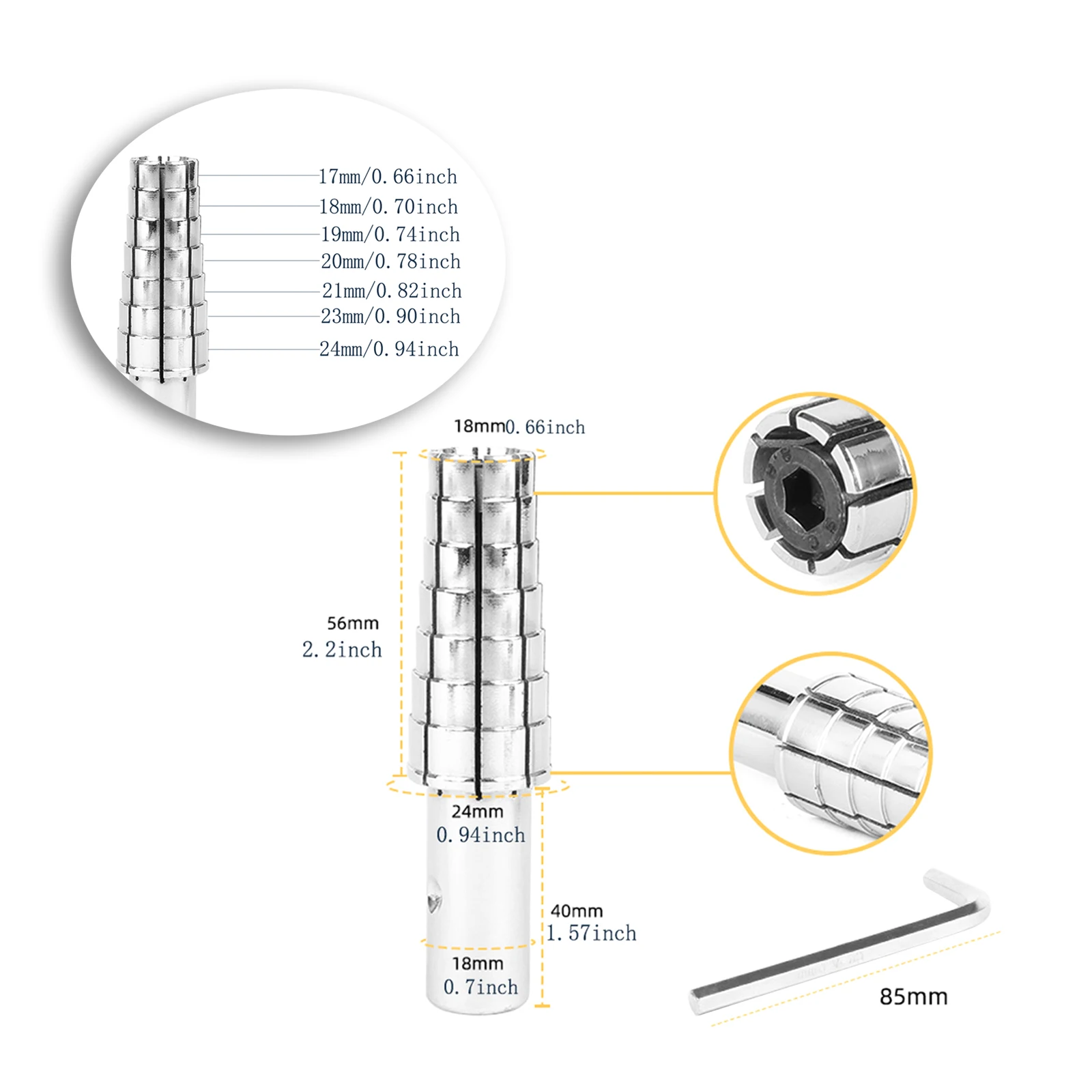 Anel maca casamento banda sizer ferramenta jóias fazendo ferramentas anel formando anel expansor anel sizer para trabalho de ampliação do anel