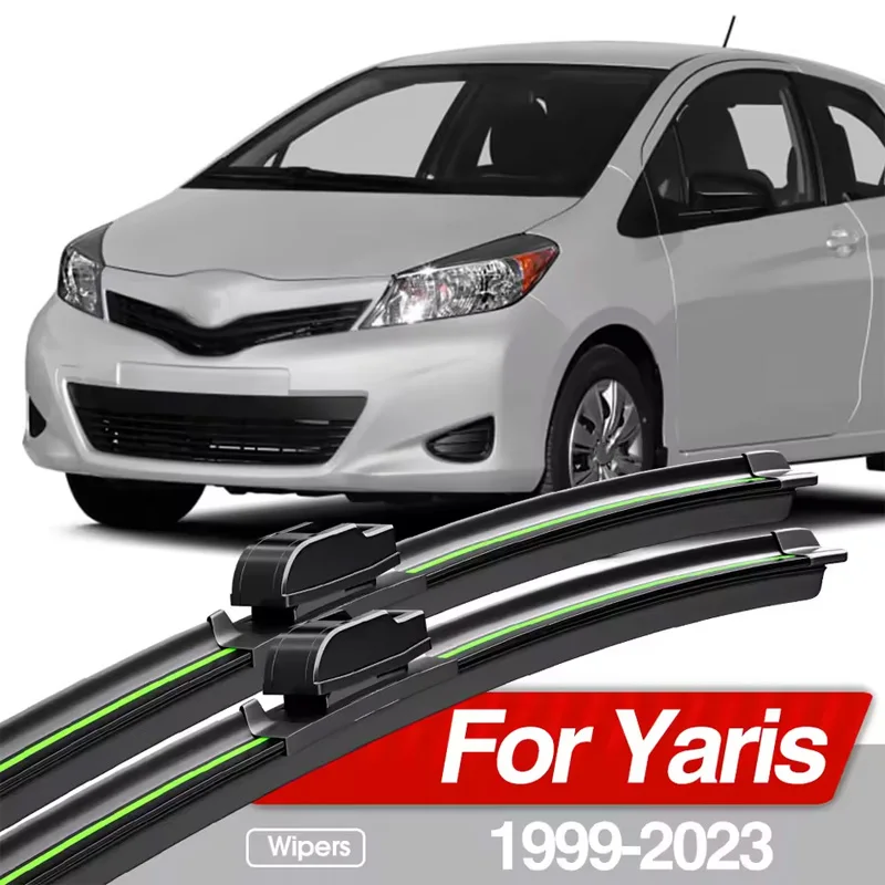 For Toyota Yaris 1999-2023 Front Windshield Wiper Blades 2pcs Windscreen Window Accessories 2005 2006 2009 2010 2013 2014 2020