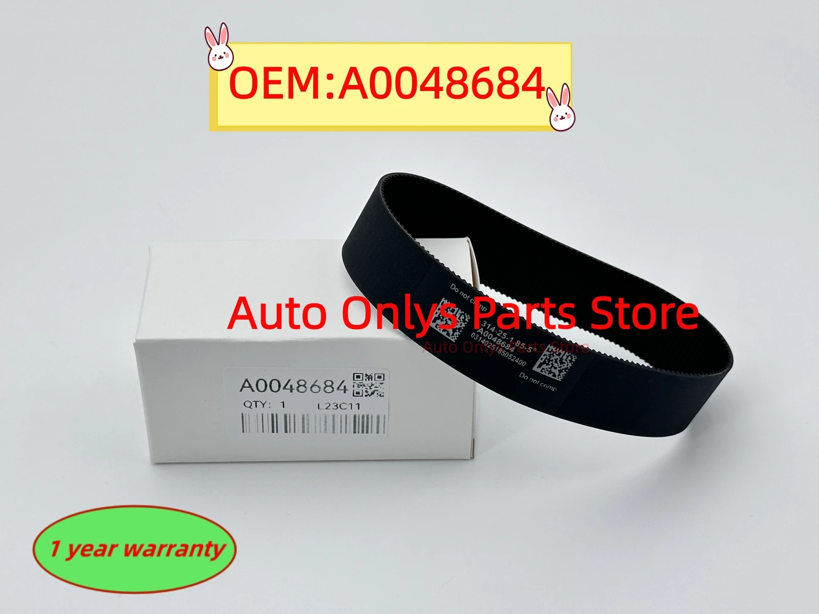 1pc High Quality A0048684 New Pinion Gear Belt Electric Steering Belt For Chevrolet Cruze 2017- 314-25-1.85-5°