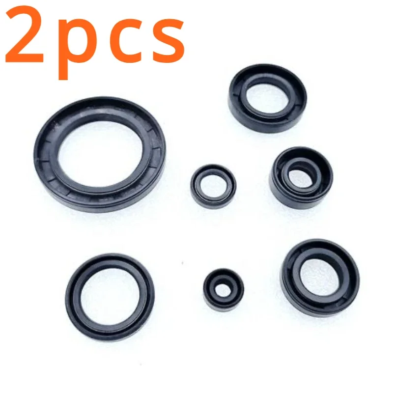 2pcs for CBT125 Dual Cylinder CM125 Taizi CA250 Motorcycle Parts Sealing Gasket, Whole Vehicle Engine Crankshaft Oil Seal