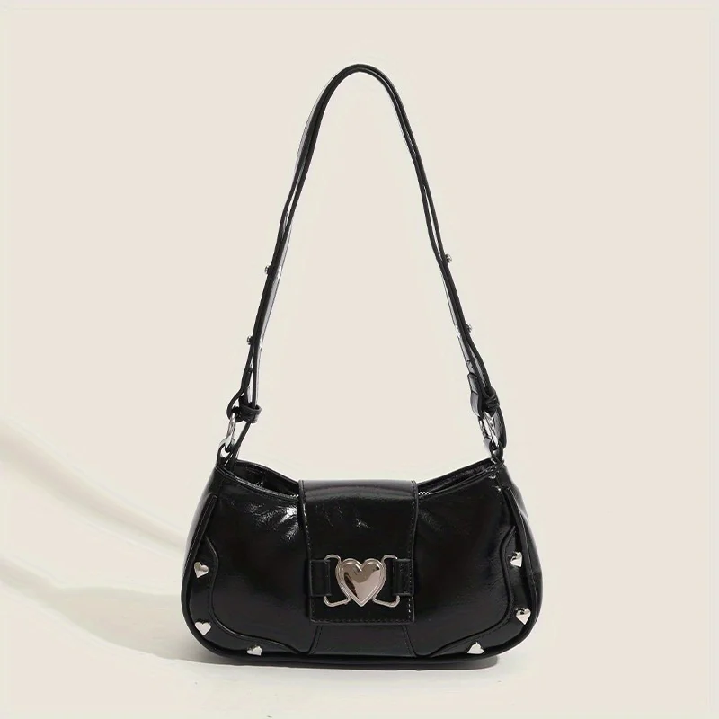 Fashion Punk Style Shoulder Bag, Trendy Y2K Underarm Bag, Women's Stylish Handbag & Purse