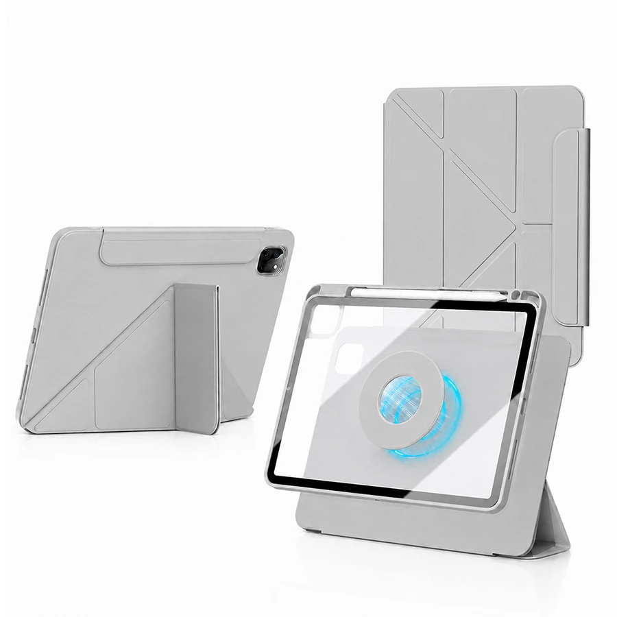 2-in-1 Detachable Magnetic ipad Case with Apple Pencil Holder, Smart Stand & Auto Wake/Sleep Function, Compatible with IPad9.7/10.2/10.5/10.9/11/12.9/13/Pro/Mini/Air/Gen,5th/6th/7th/8th/9th/10th/11th/M2/M3/M4/A17/A16