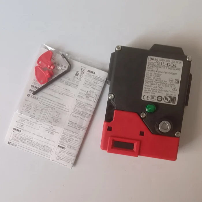 Interruttore di interblocco a molla di sicurezza IDEC tipo HS1L-DQ44KMSR-G Oringlan e nuovo in Stock