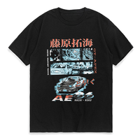 Takumi Fujiwara Tofu Shop Delivery AE86 Men's Women T-shirt Anime Tees Initial D Manga Hachiroku Shift Drift Men  streetwear