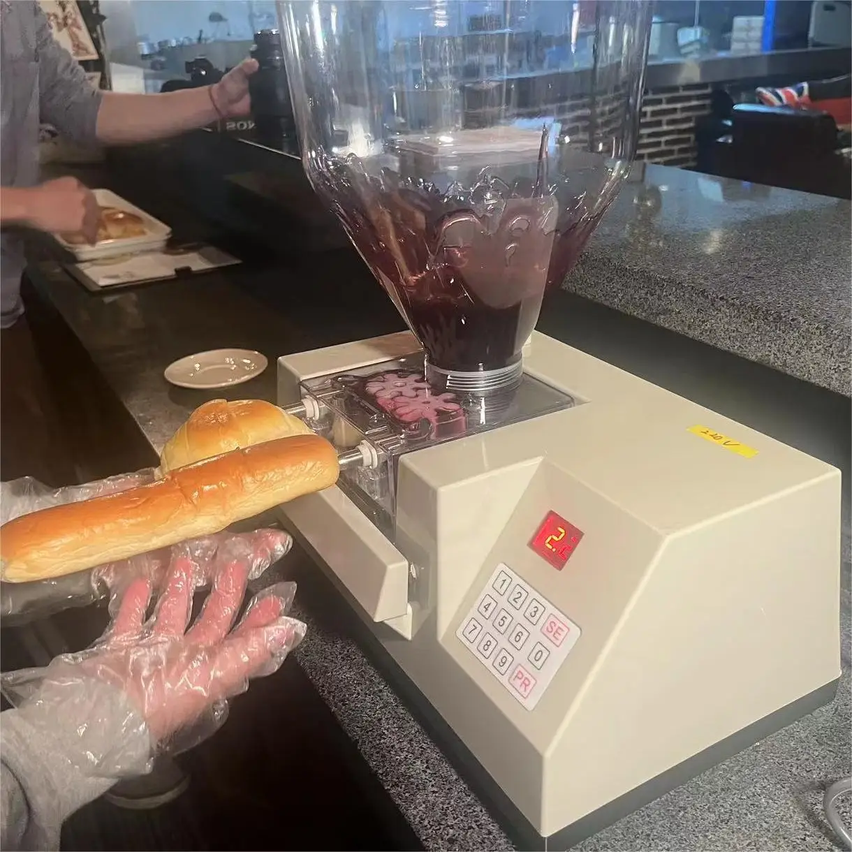 Mini Injector Cake Injection Machine Jam Filler